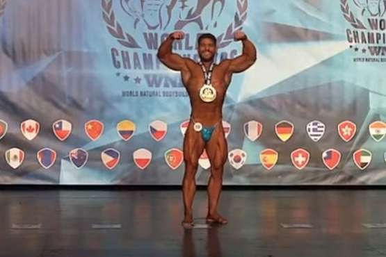 El valsequillero Kevin Hernández hace historia en EEUU y se convierte en el nuevo campeón del mundo de Culturismo/TA.